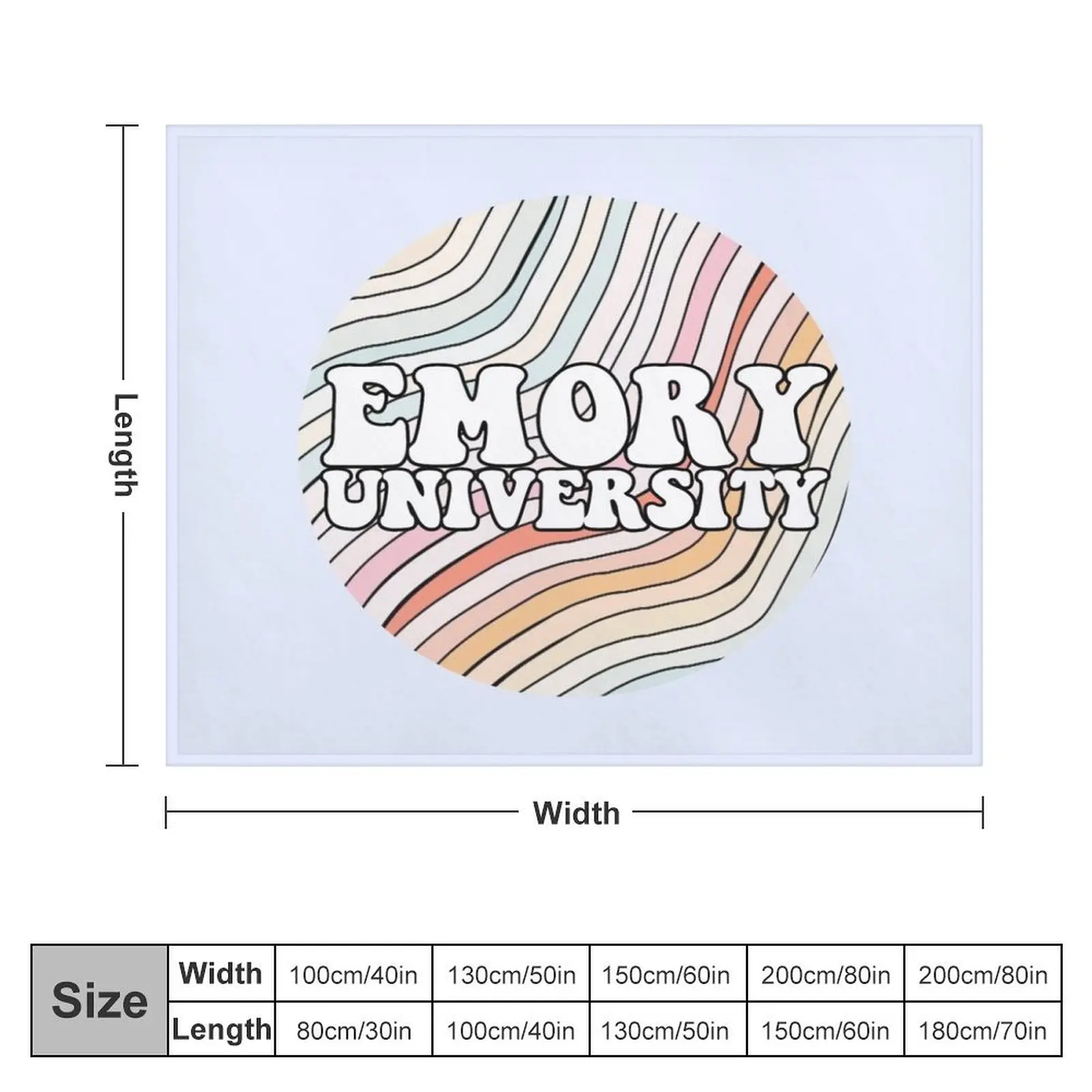 Emory Retro Throw Blanket Soft Big anime Decorative Throw Blankets