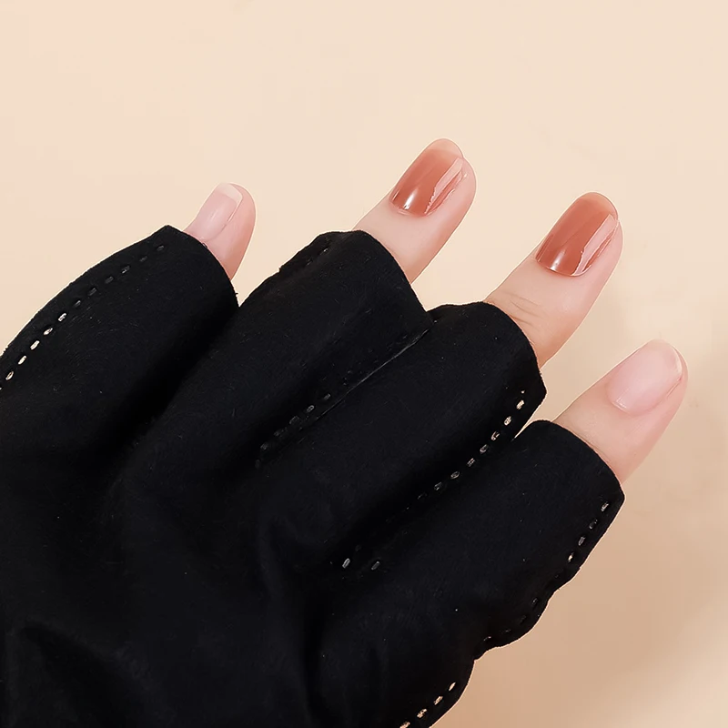 1 ensemble de gants de Protection contre les radiations UV, lampe LED, gant de Protection UV pour ongles, Gel pour Nail Art, sèche-ongles, équipement léger pour Nail Art