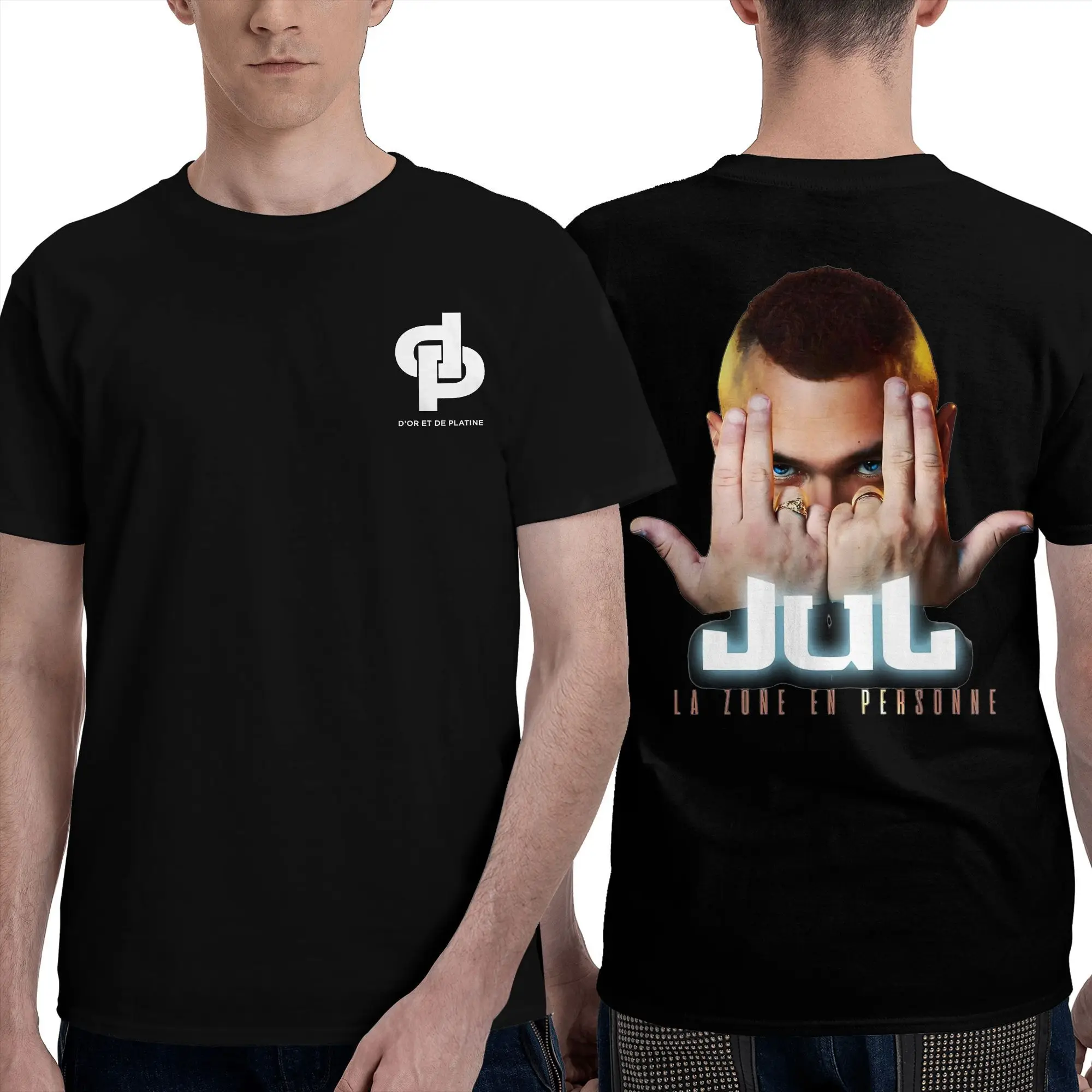 

Rapper Jul T-Shirts for Men Women Vintage 100% Cotton Tees Crew Neck Short Sleeve T Shirts Printed Tops