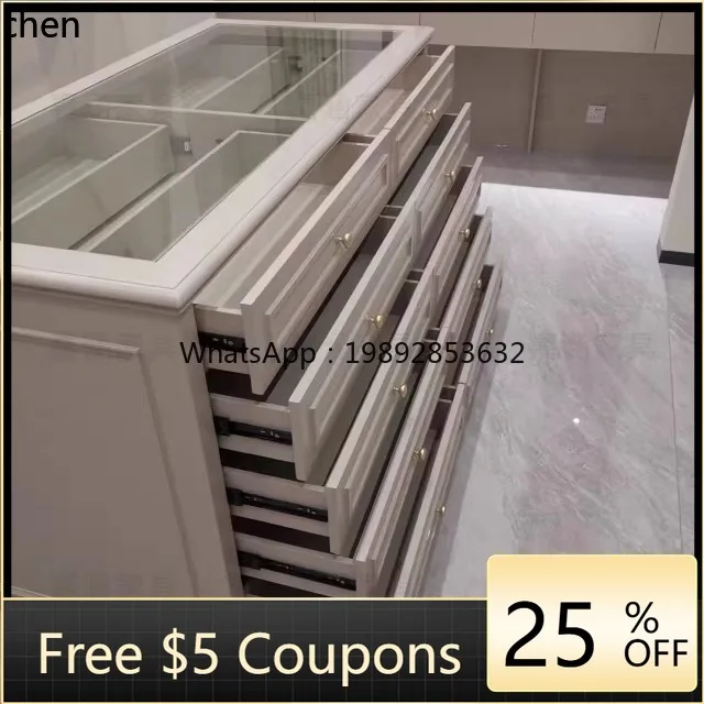 

cloakroom jewelry cabinet multi-functional solid wood multi-chest cabinet island table cabinet large