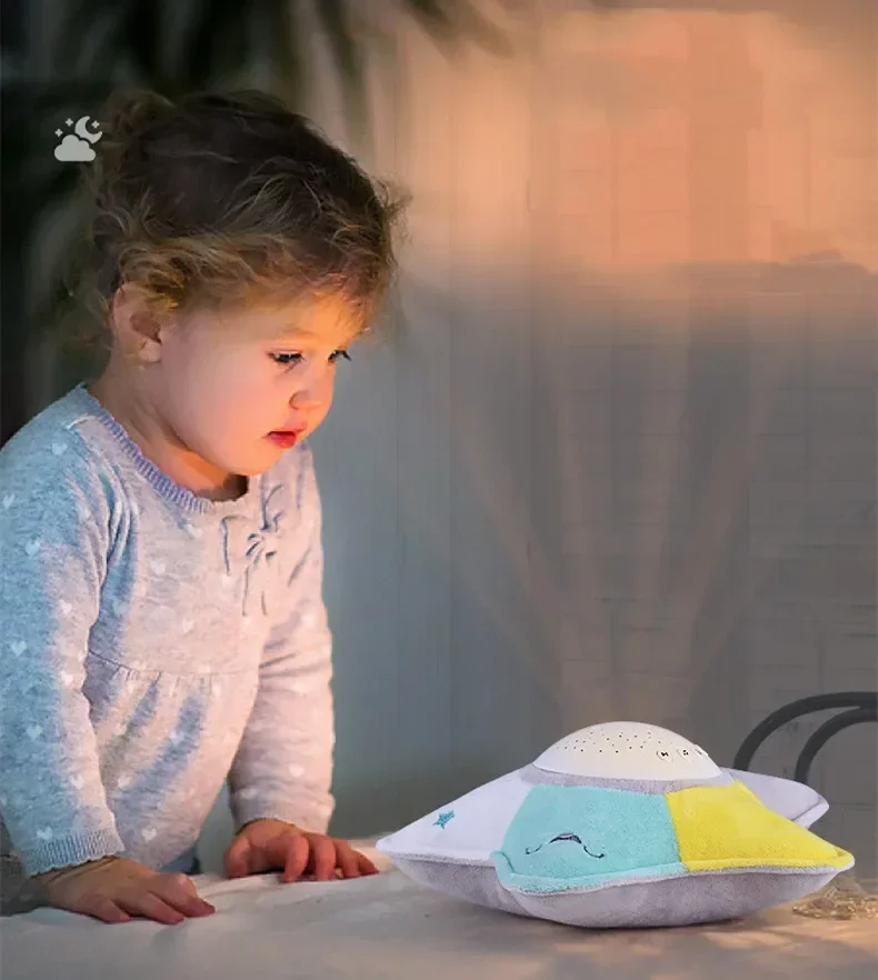 [ตลก] FIVE-pointed Star เต่าฉายโคมไฟ Starry Sky PROJECTION ตุ๊กตา Soothing Plush เด็กวัยหัดเดินของเล่นของขวัญวันเกิดสําหรับเด็ก
