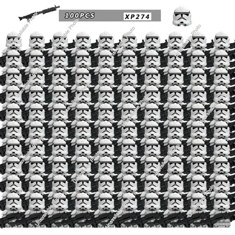 

100Pcs Star Wars Space Movie Figure 501st Clone Legion Wrecker Crosshair Hunter Tech Action Figure Building Blocks Kids Toy Gift