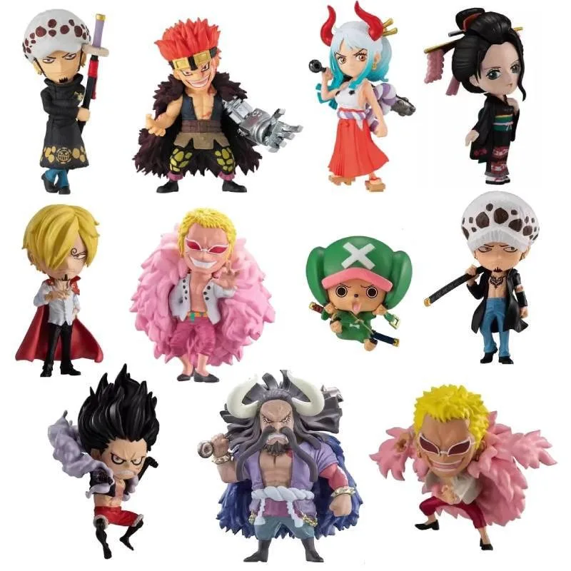 

One Piece Model Hand Figure Cartoon Luffy Zoro Nami Usopp Chopper Peripheral Student Couple Desktop Doll Ornament Birthday Gift