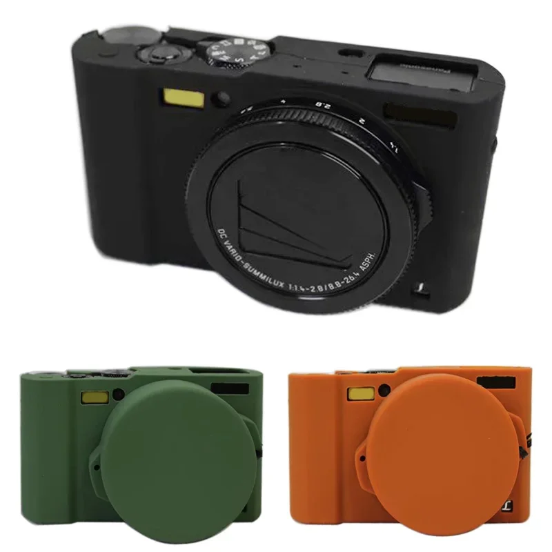 

For Panasonic Lumix DMC-LX10 camera soft silicone skin case bag cover lens cap