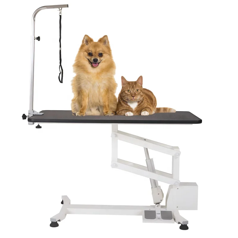 

！@USMILEPET Hot Sale Z-Type Electric Lifting Pet Grooming Table with Single Arm Cat and Dog Grooming Table