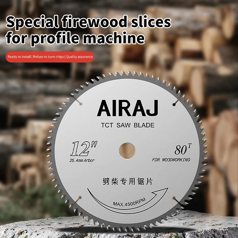 

1pcs woodworking saw blade conventional tooth shape 300mm woodworking saw blade cutting tool