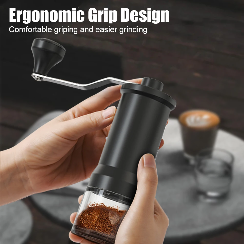 Small Manual Grinder Ceramic Grinding Core Portable Household Coffee Machine Hand-Cranked Bean Grinder Coffee Bean Grinder