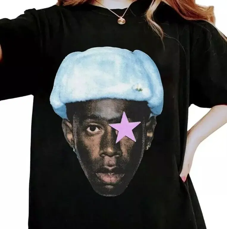 TYLER_THE CREATOR Übergroßes T-Shirt Schwarz, Unisex Größe S-5XL