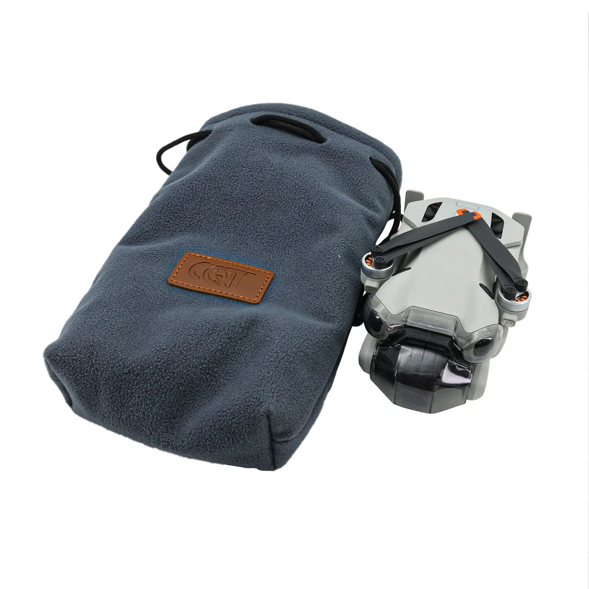 CQT Storage Bag for Drone Body+Remote Control Storage Portable Soft Pouch for DJI Mini 4 Pro/Mini 3 Pro