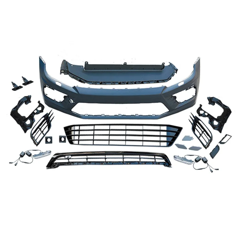 

For Volkswagen V W SCIROCCO R Front Bumper Assy Tuning Parts PP Material 2015- Auto Spare Parts Car Body Kits