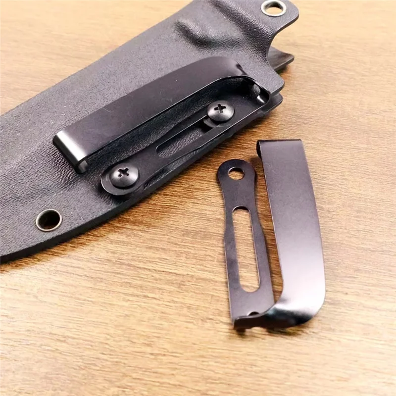 

ABZC-For KYDEX Scabbard K Sheath Waist Clip Carrying Clip With Screws Accessories For Tool
