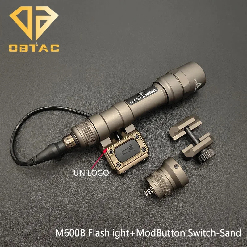 Tactical M600B M600 M300 M300B LED Scout Flashlight 600lm High Quality Aluminum Outdoor Weapon Lights Modbutton Pressure Switch