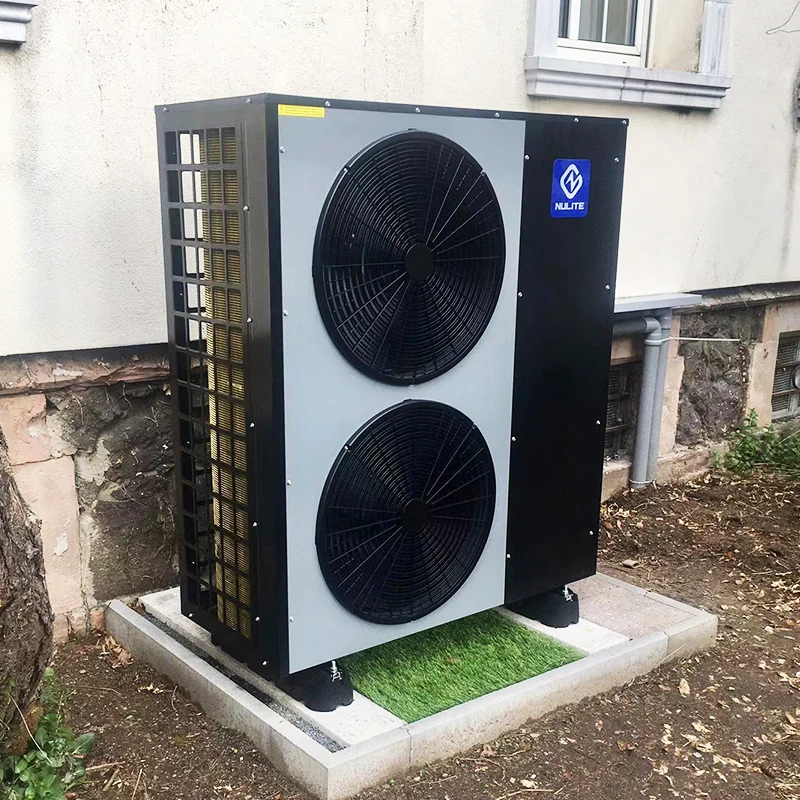 Factory 28kw 30kw 40KW single block dc inverter heat pump water heater and heating device wifi heat pump