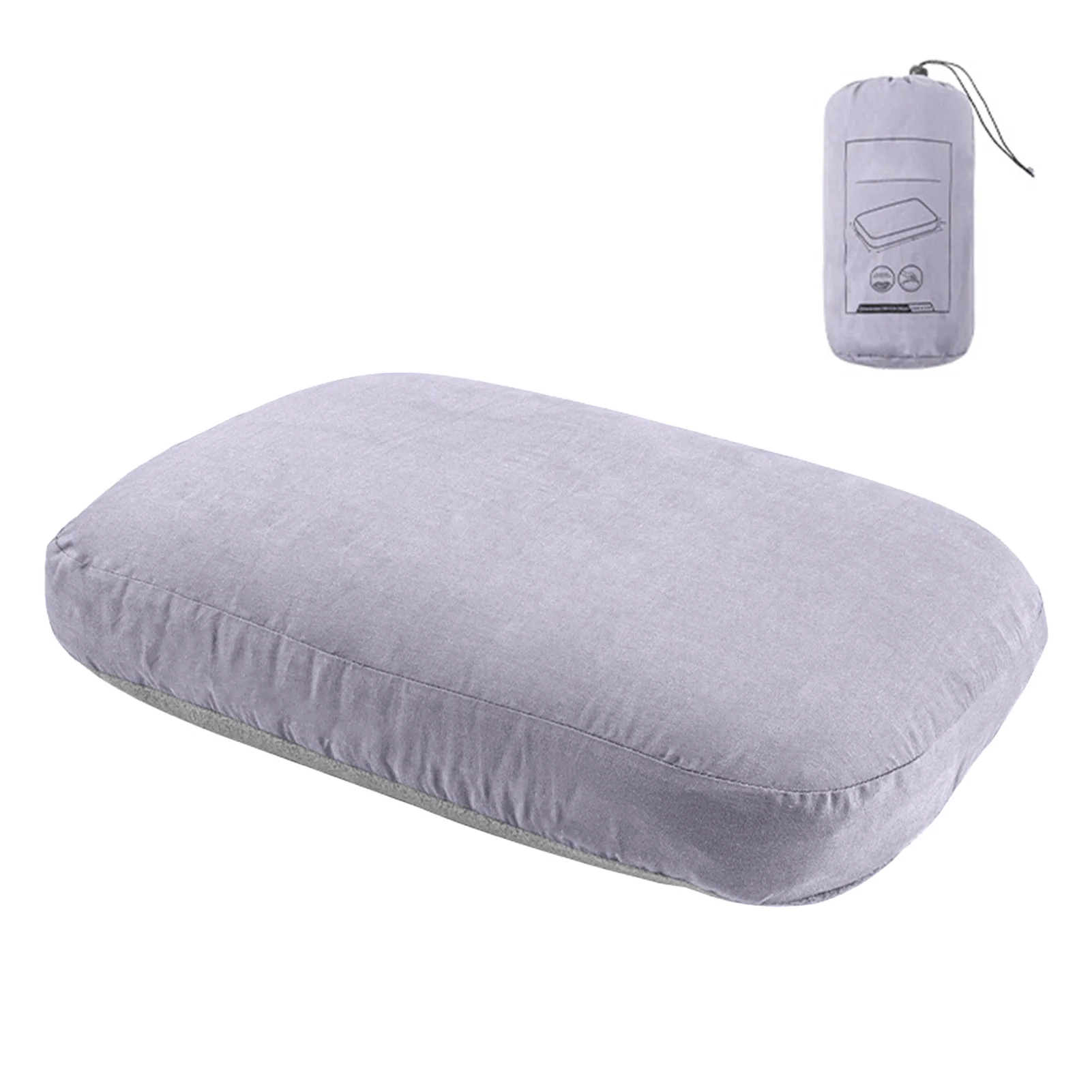 

Мягкая подушка из пены с эффектом памяти, портативная подушка для поддержки шеи с медленным отскоком для путешествий на открытом воздухе, кемпинга