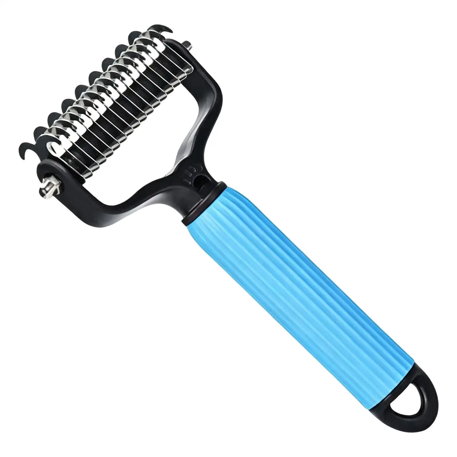 Pet Hair Comb Dog Hair Tangles & IKnots Removal Comb Double-sided Pet Hair Remover Stainless Steel Cat Hair Knot Cleaning Brush view 3