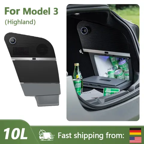 Trunk Car Refrigerator 10L for Tesla New Model 3 2025 Highlan Compressor Freezer Cooler Fridge Outdoor Travel Camping car Fridge
