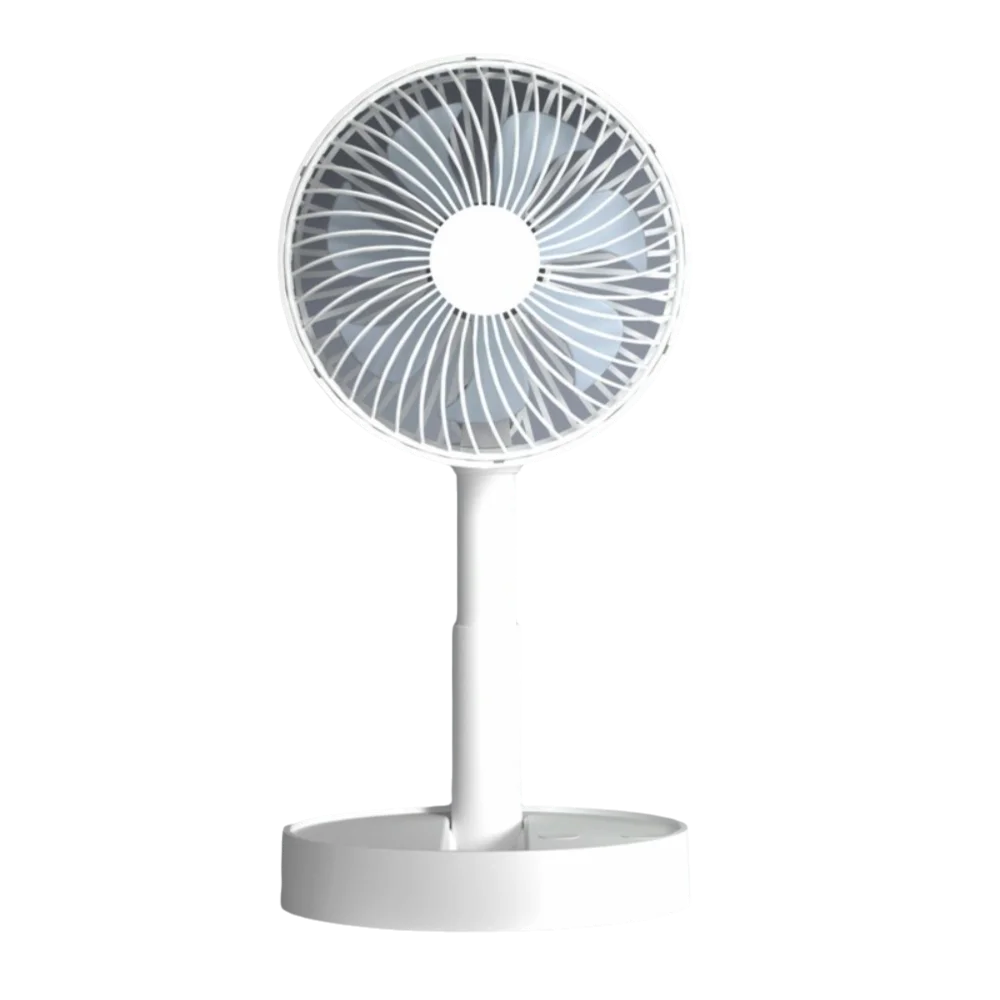 

3600mAh/1800mAh USB Desk Fan Strong Wind 4 Speed Adjustable Portable Rechargeable Fan Quiet Operation Foldable Mini USB Fan