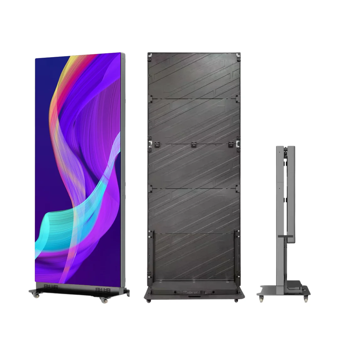 Ultra Slim Full Color LED Poster Monitor with High Brightness and Indoor/Outdoor Use for Modern Business Spaces