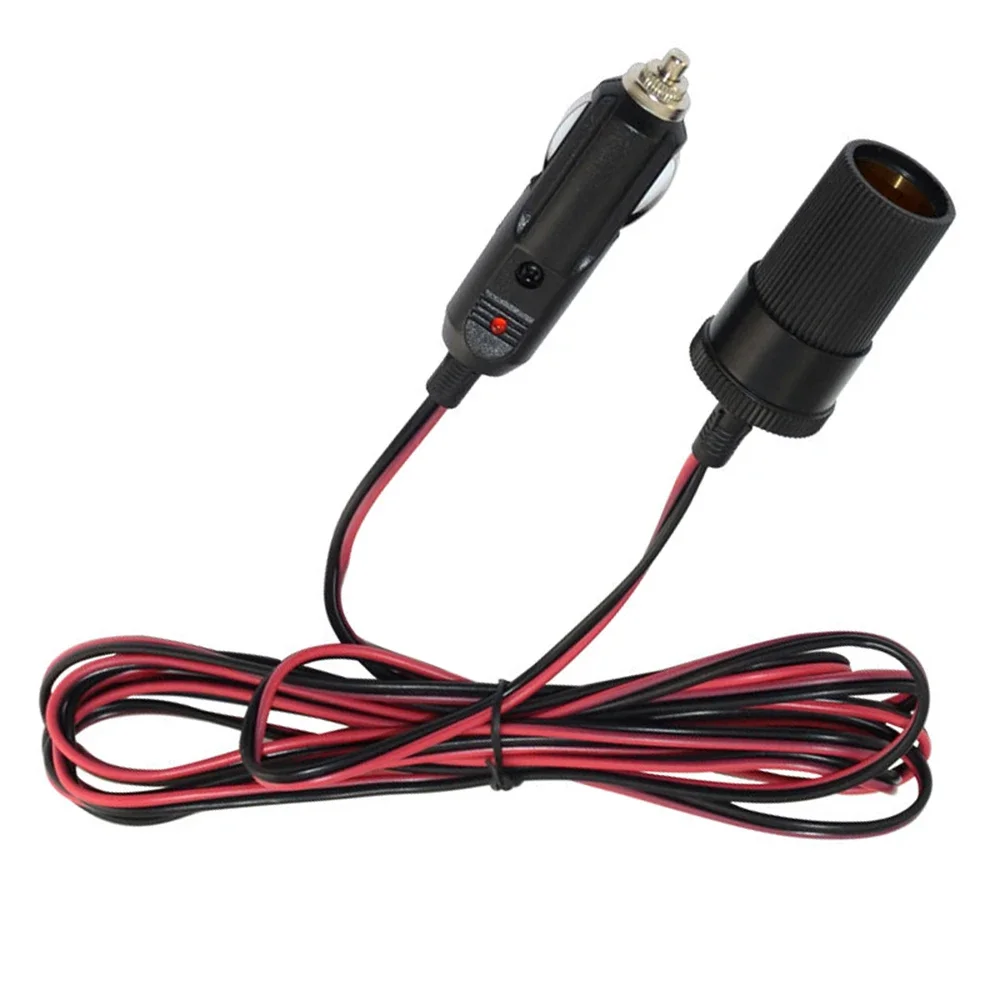 3 Meter 12V Charger Cable Socket Car Cigarette Lighter Extensions Charging Starting Auto Battery Cables Connectors