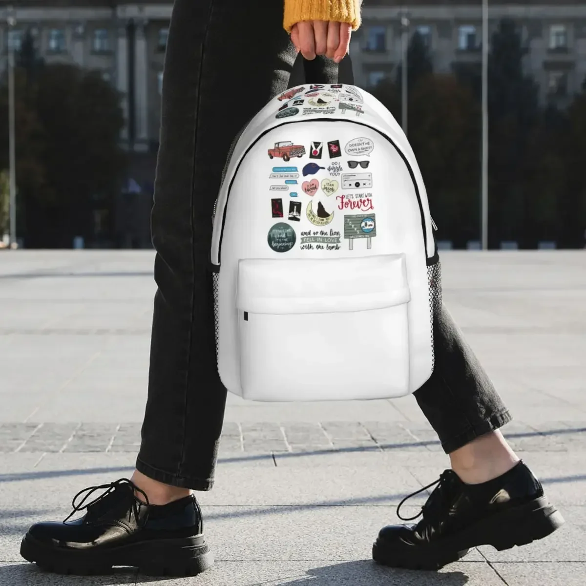 حقيبة ظهر توايلايت جاكوب السوداء رائجة البيع Daypack سعة كبيرة للأولاد والبنات حقيبة كتب حقائب كتف للرجال والنساء والأطفال حقيبة مدرسية