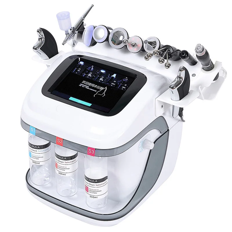 8-in-1 Hydraulic Peeling Machine Beauty Hydraulic Peeling H2O2 Oxygen Facial Cleaning Machine