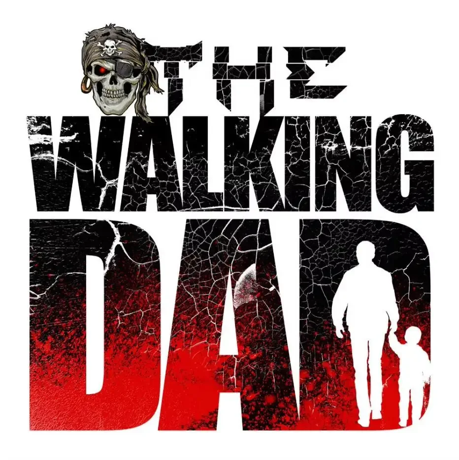 The Walking Dad Vater saying Fun Cool New Fashion Design Men Brand In Fashion Cotton Printed T Shirts Cool Tee
