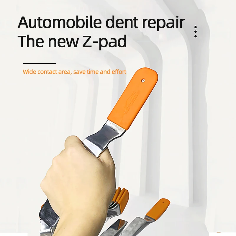 ATPRO  Car Dent Repair Z-Type Slap Pad Covered With Rubber Sleeve No Putty Dent Tool Accessories