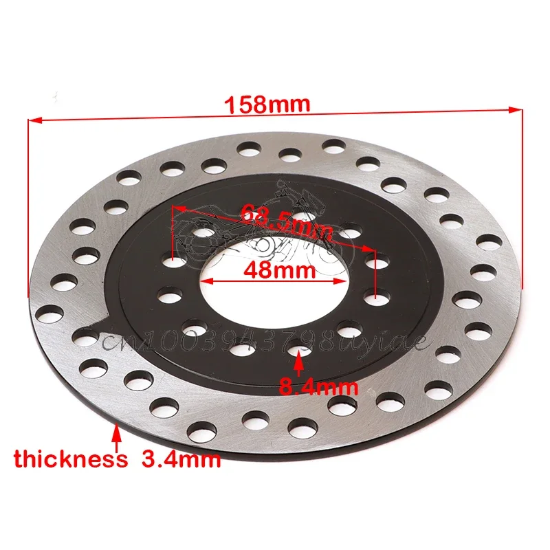 600MM 650MM 4 Holes 3 ATV Quad Go Karts Rear Axle Complete Assembly With Bracket Wheel Hub Brake Disc Sprocket Parts