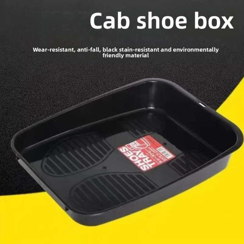 Multifunctional Car Shoes Storage Tray Durable Interior Accessory Vehicle Organizer under Seat Container Box for Tidying