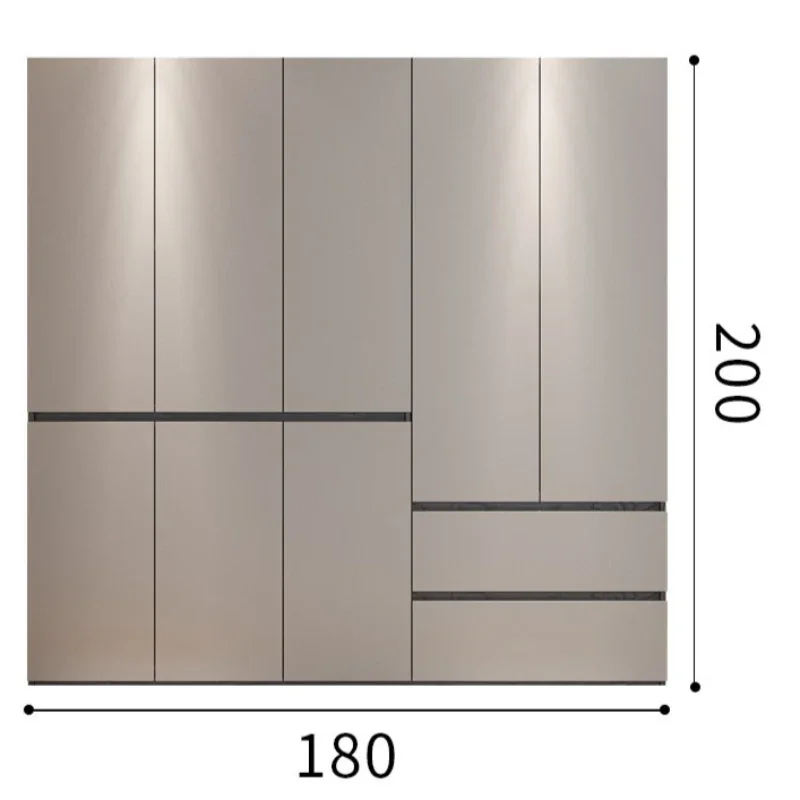 Bookcase High Wardrobes Mirror Space Saving Dresser Cabinets Wardrobes Door Desk Armadio Camera Da Letto Furniture House