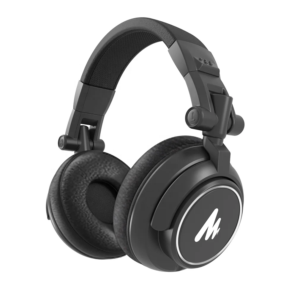Auriculares MAONO DJ para Instrumentos Musicales, Micrófono, Tarjeta de Sonido, Mezclador, Auriculares de Monitoreo, Auriculares de Estudio con Cable
