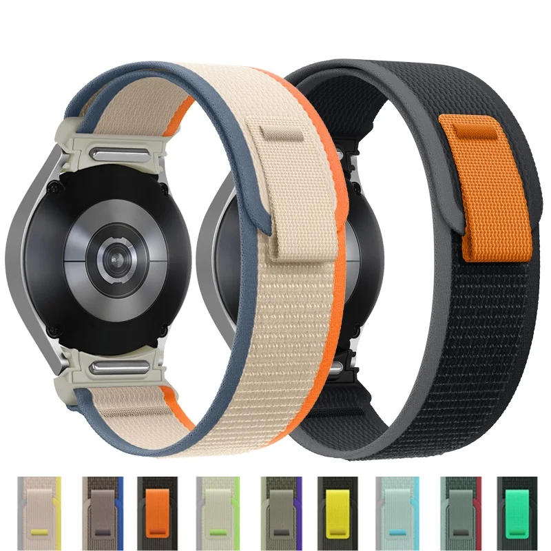 Pasek Trail loop do zegarka Samsung Galaxy 6 4 classic 44 mm 40 mm 47 mm 43 mm/5 Pro 45 mm Nylonowa bransoletka correa Galaxy watch 6 Pasek