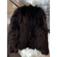 New Autumn Winter 2025 Loose Be All-match Faux Fur Casual Jacket Fashion Women's Coat Comfortable Temperament Ladies Outerwear 5