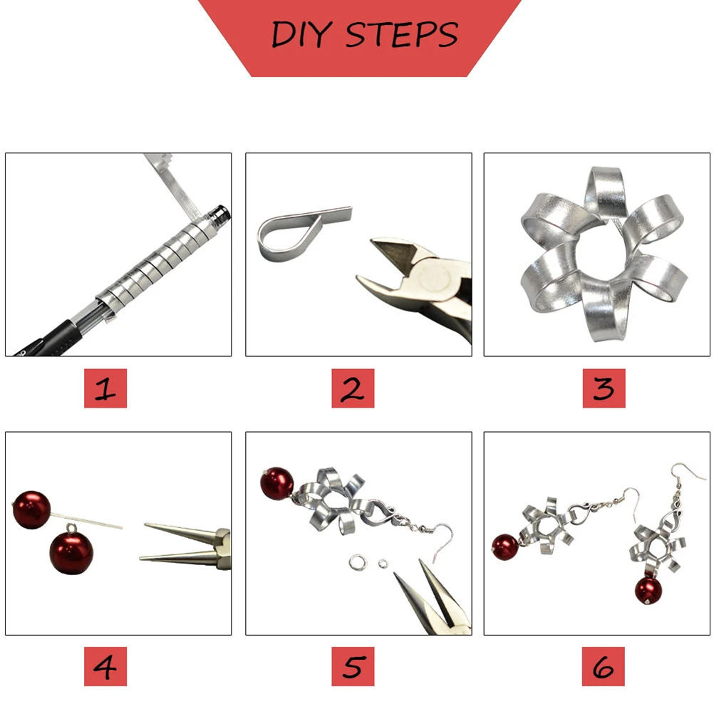 

5 Rolls Bright Non Fading DIY Earrings Jewelry Making Accessories Flexible Aluminum Wire Beads Bracelet Anklet H made Supplies