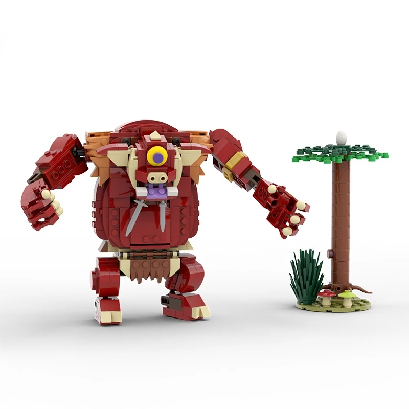 

Breath of The Wild Hinox Monster Building Blocks Set Red Ogred Creature Giant Animal Cyclops Bricks Toys Children Birthday Gift