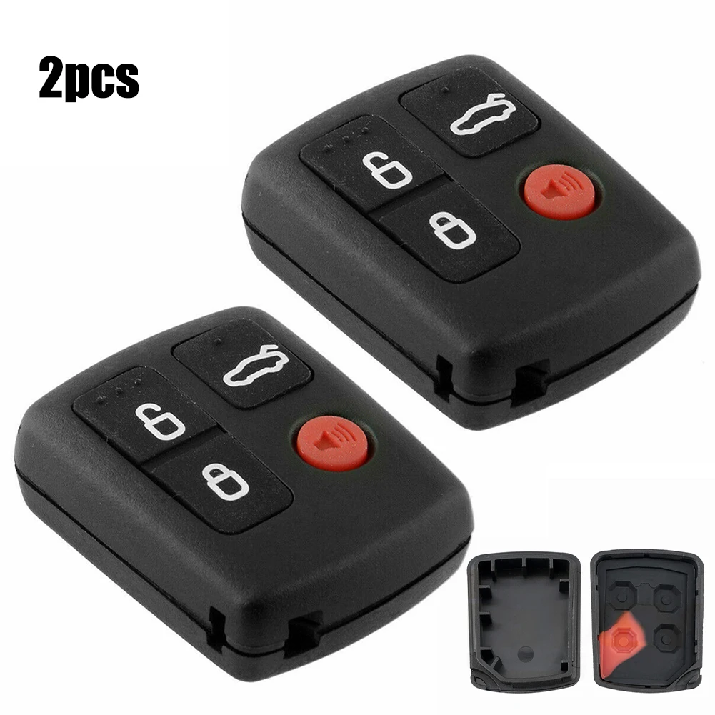 

Remote Controls Remote Key Shell Cat Tools Car Electronics Equippment Car Accessory 2pcs Black No Chip Plastic