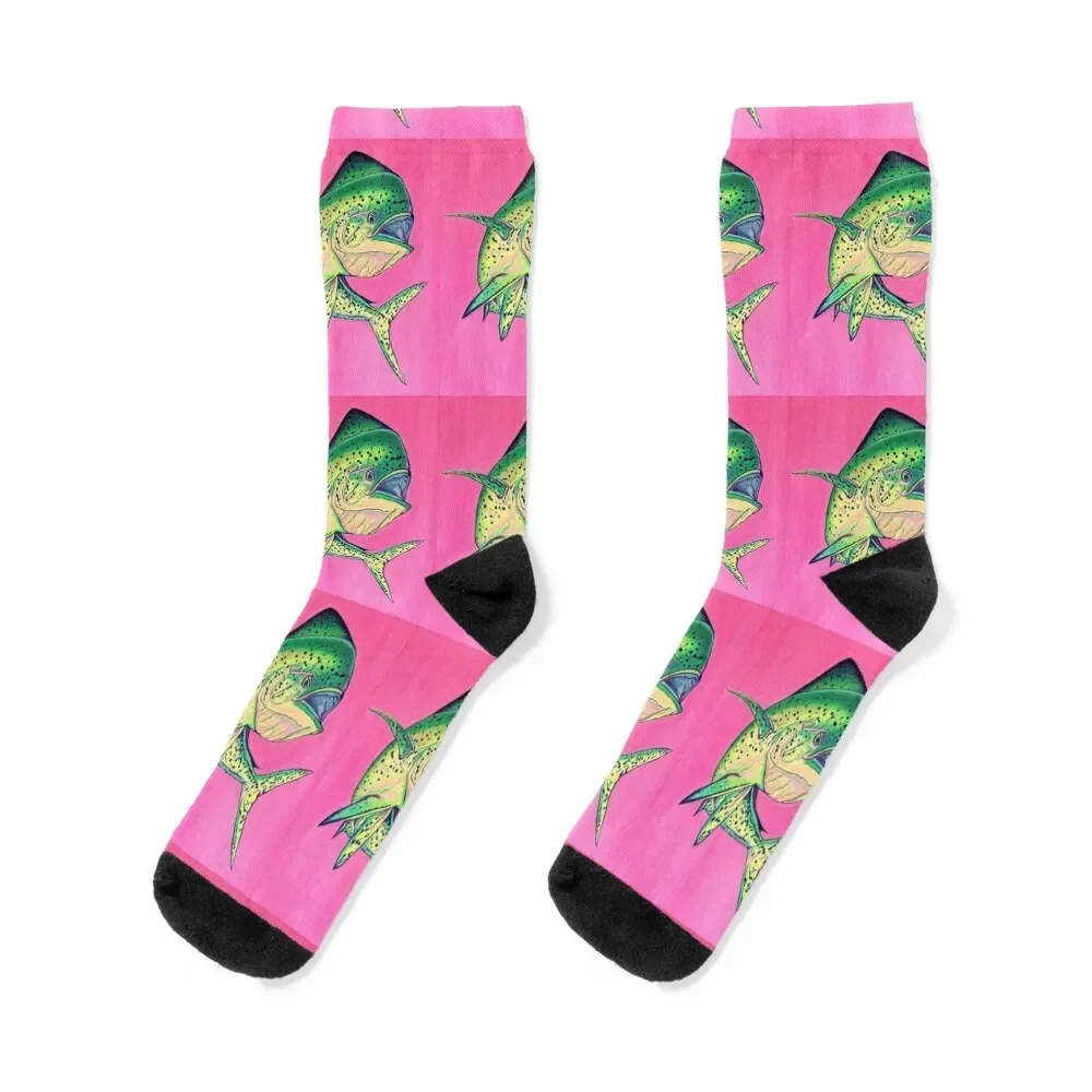 

Spicy Mahi Mahi Socks essential men cotton high quality retro anime Socks Men's Women's