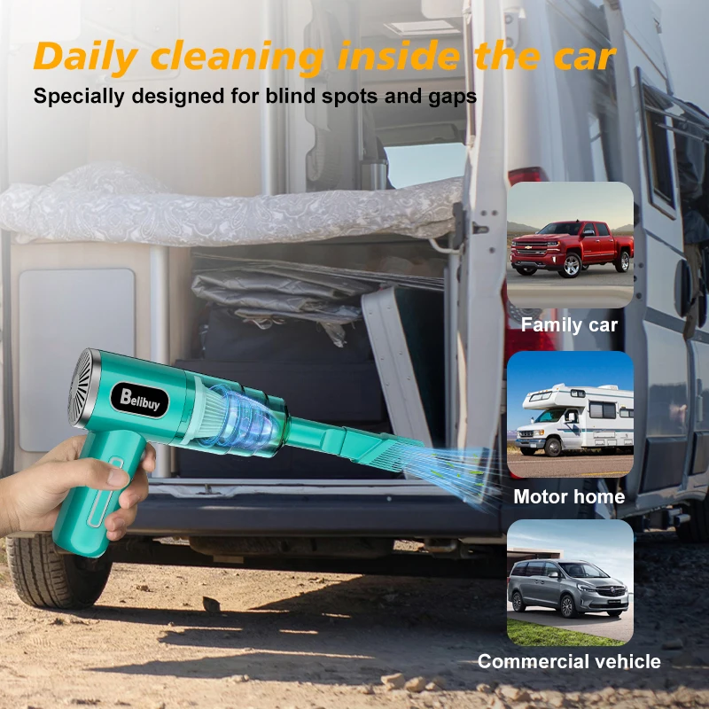 ABS Wireless vacuum cleaner appliance Portable powerful handheld vacuum cleaner, suitable for cleaning sofas carpets and debris