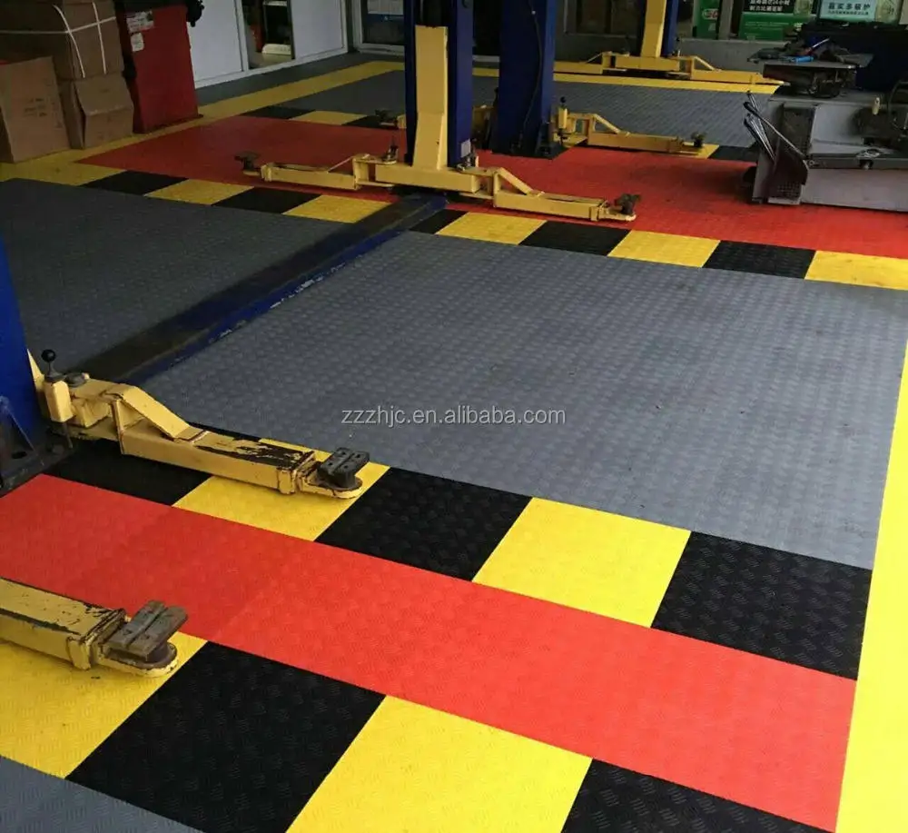 

Best Selling Plastic Interlocking Industrial Workshop Floor Tiles/removable Pp Interlocking Garage Floor Tiles Car Wash Shop