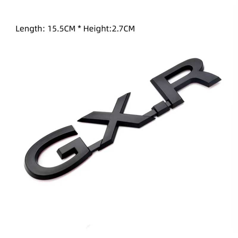 V8  V6 logo VX Tailgate Letter Sticker Black Letter Label Black ABS Material For Toyota Land Cruiser Prado view 5