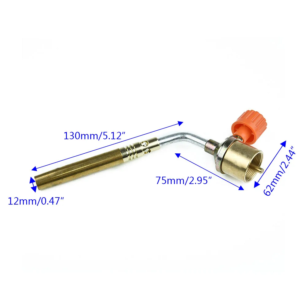 Brass Welding Torch Propane Gas Torch Self Ignition Trigger Style Heating Solder Burner Plumbing Nozzles Big Fire Tool Parts