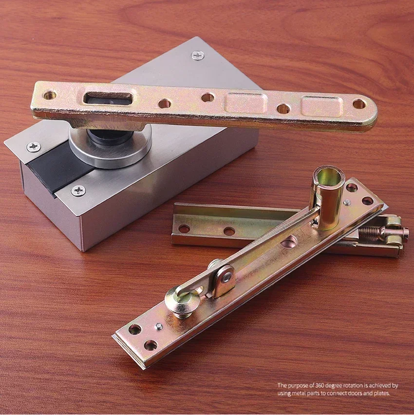 

For Heavy Duty Door Pivot 360 Degree Rotary Door Hinge Pivot Hinge Stainless Steel Hardware Up And Down 1 Set Load weight 400KG