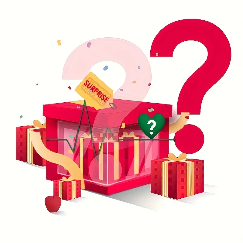 Armazém de seleção aleatória 100% Caixa Mistério - vários estilos, adequado para surpresas exclusivas, compra surpresa de itens aleatórios