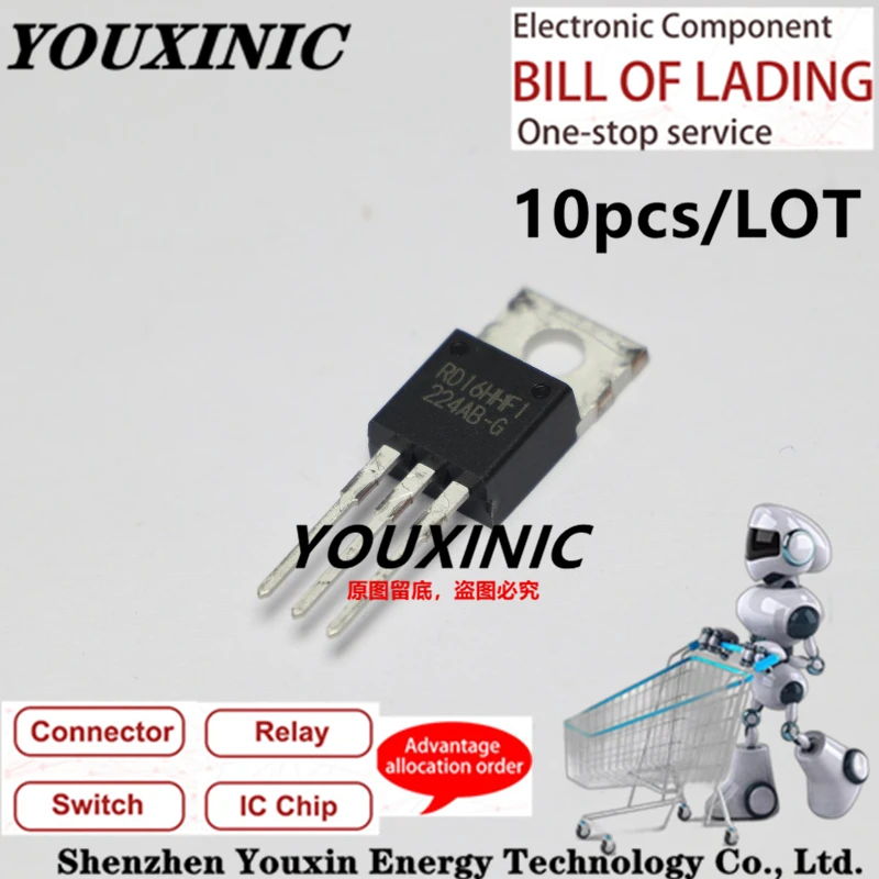 

YOUXINIC 2018+ 100%new imported original RD16HHF1-101 RD16HHF1 RD16HHFI TO-220 Radio Frequency Transistor (Import Origin: Japan)