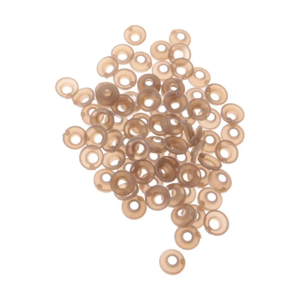 100pcs 11mm Plastic Washers Nose Bolts for DIY Doll Making Doll Craft