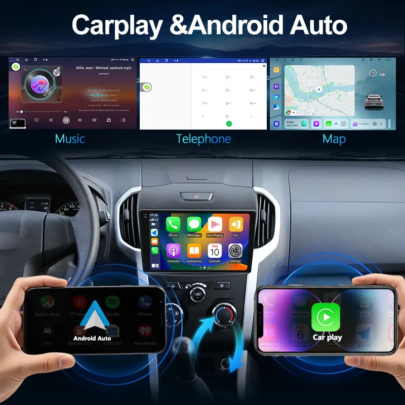 MeiHua Car Radio For 2012-2016 Isuzu D-MAX MU-X Chevrolet Trailblazer Colorado S10 Multimedia Video Player CarPlay Auto 4G GPS