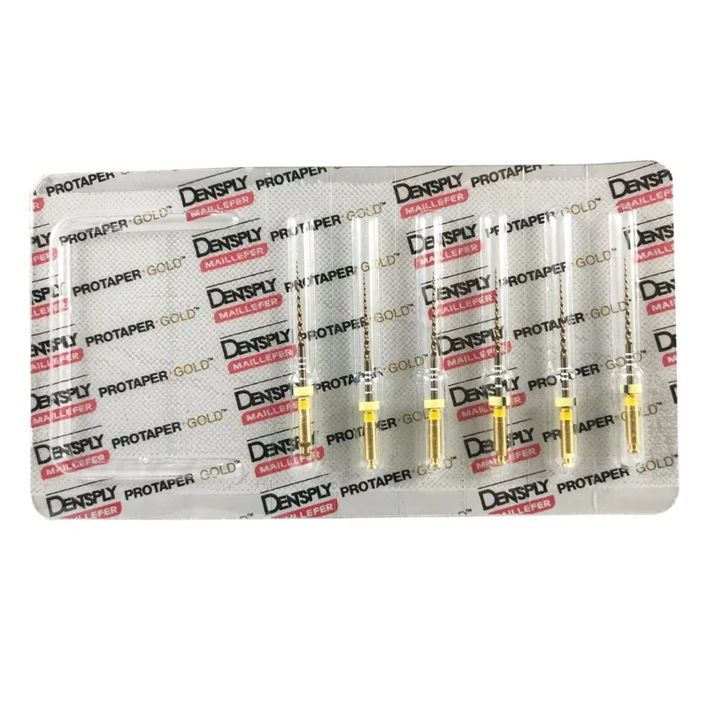 1PKS Dental ProTaper Gold Rotary Files, Heat‑Activated Flexible Engine Endodontic Files For Root Canal Dentistry Use