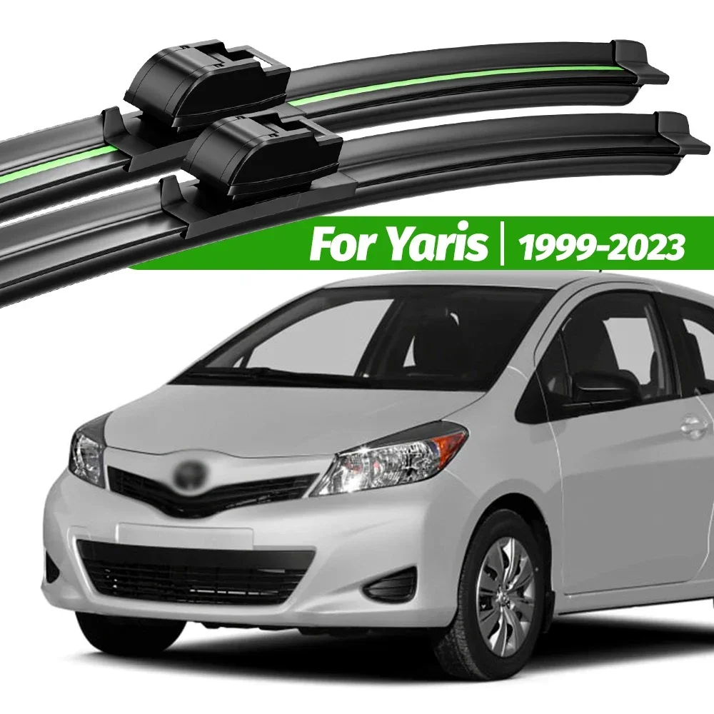 

For Toyota Yaris 1999-2023 2pcs Front Windshield Wiper Blades 2005 2006 2009 2010 2013 2014 2020 Windscreen Window Accessories