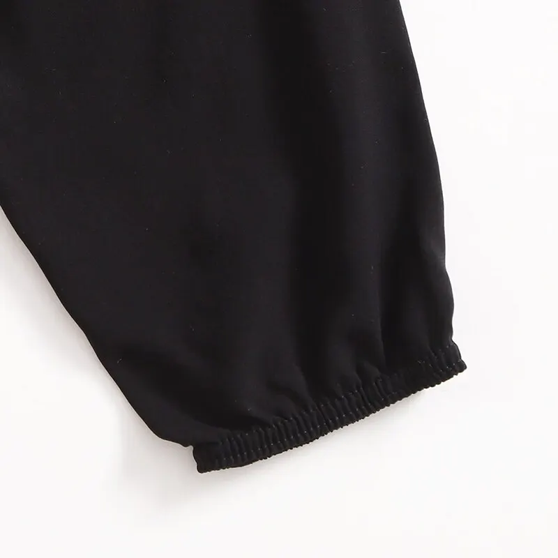 سراويل نسائية غير رسمية فضفاضة مريحة من الأرجل ، بنطلون رياضي للصيف ، حزام خصر مرن