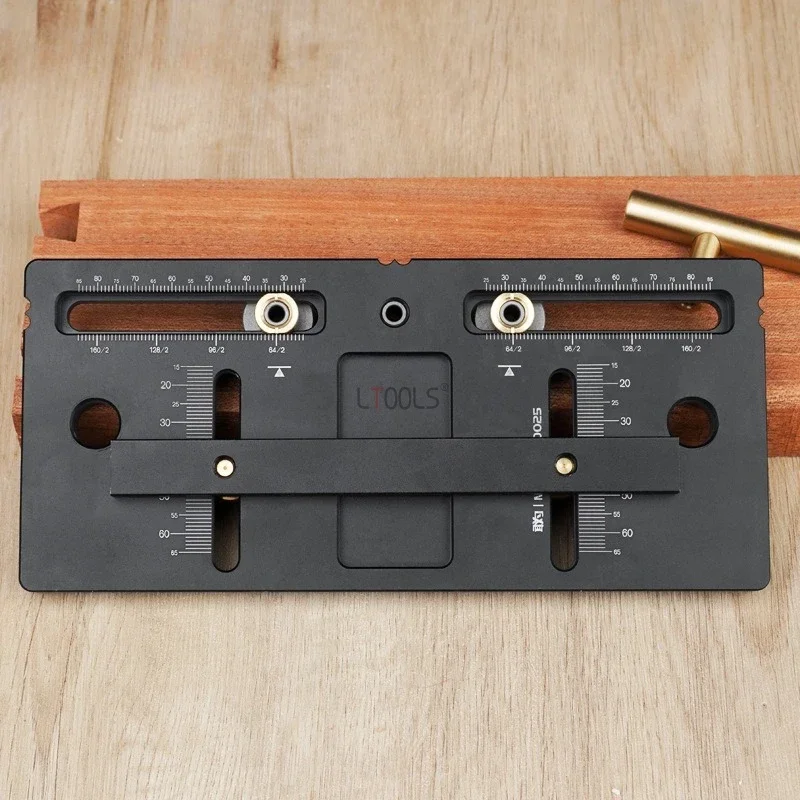 Ручки из алюминиевого сплава, локатор для перфорации, деревообработка, установка, мебель, дверные ручки для шкафа, регулируемая направляющая для вспомогательных средств, открытые отверстия